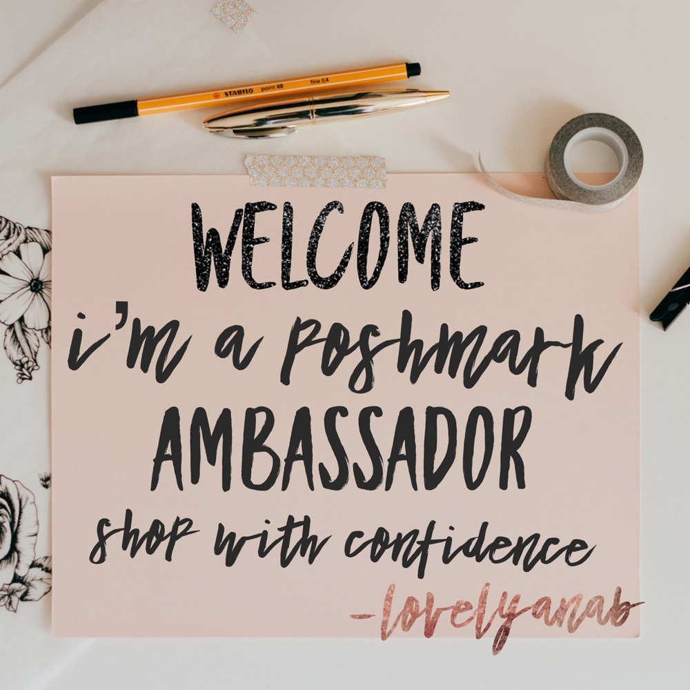 I’m a Poshmark ambassador! Shop with confidence!